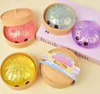 Pack of 3 Viral Glitter Orbeez Squishy Dumpling